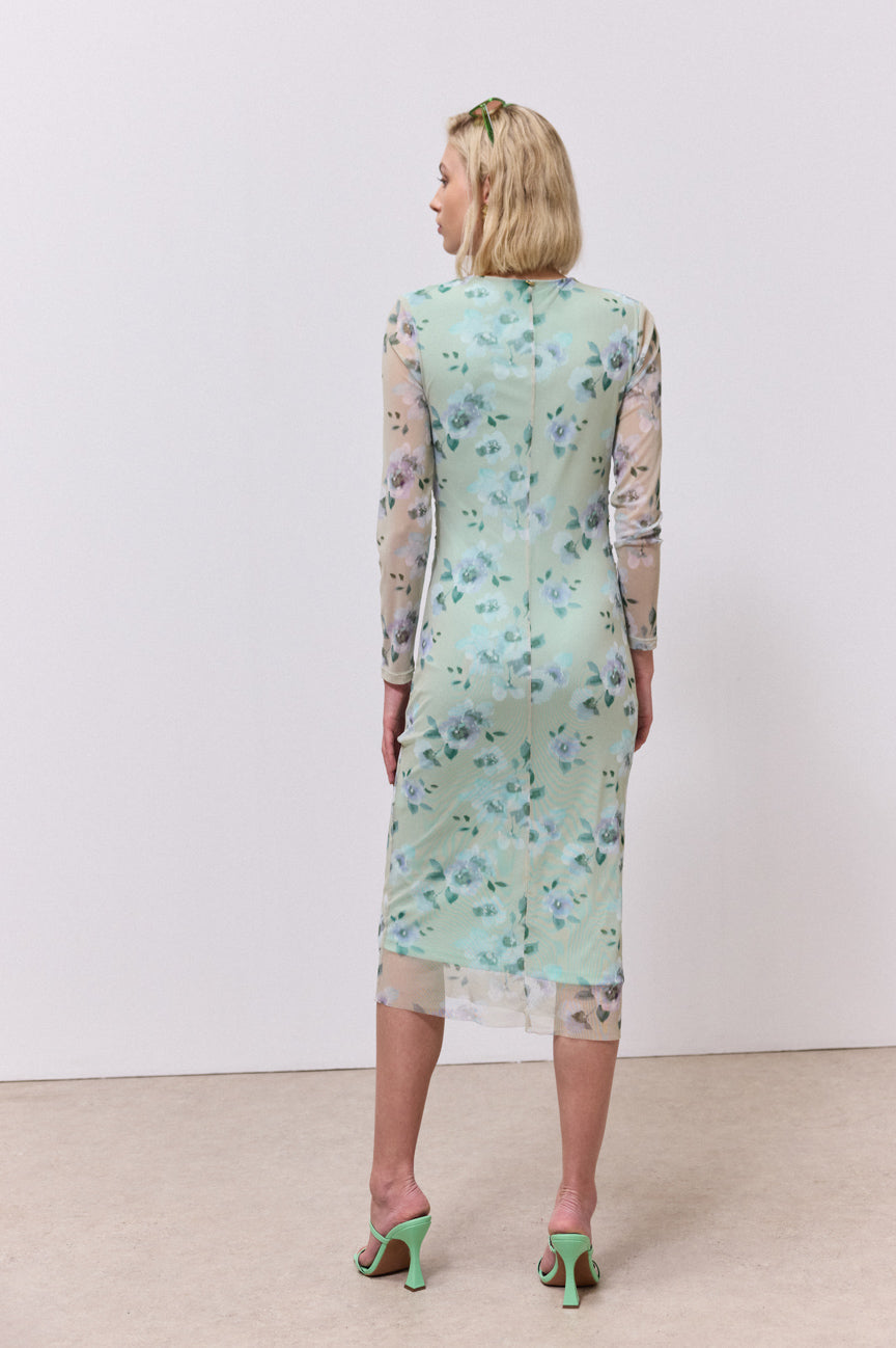 Φόρεμα midi Floral - Enzzo