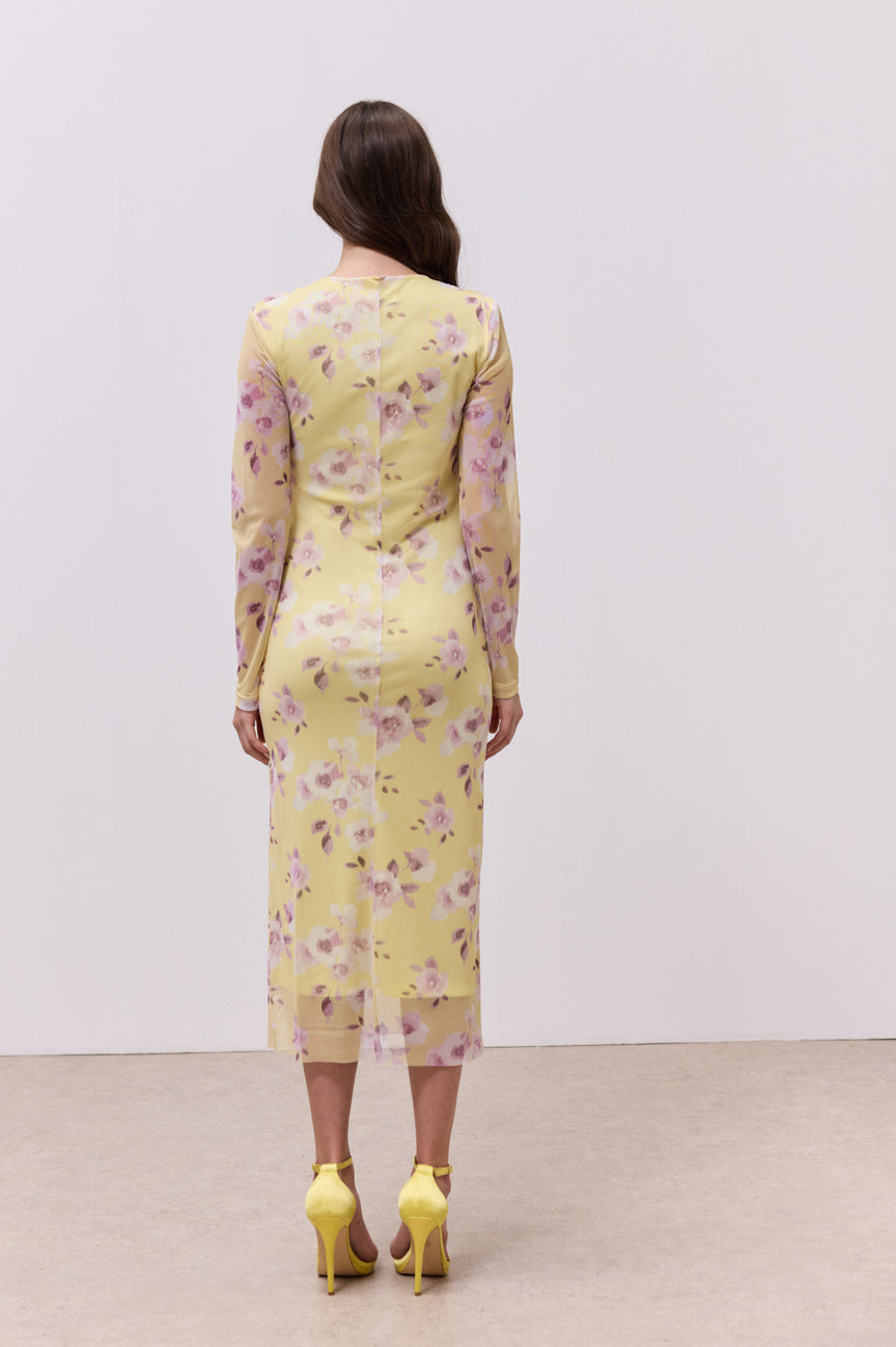 Φόρεμα midi Floral - Enzzo