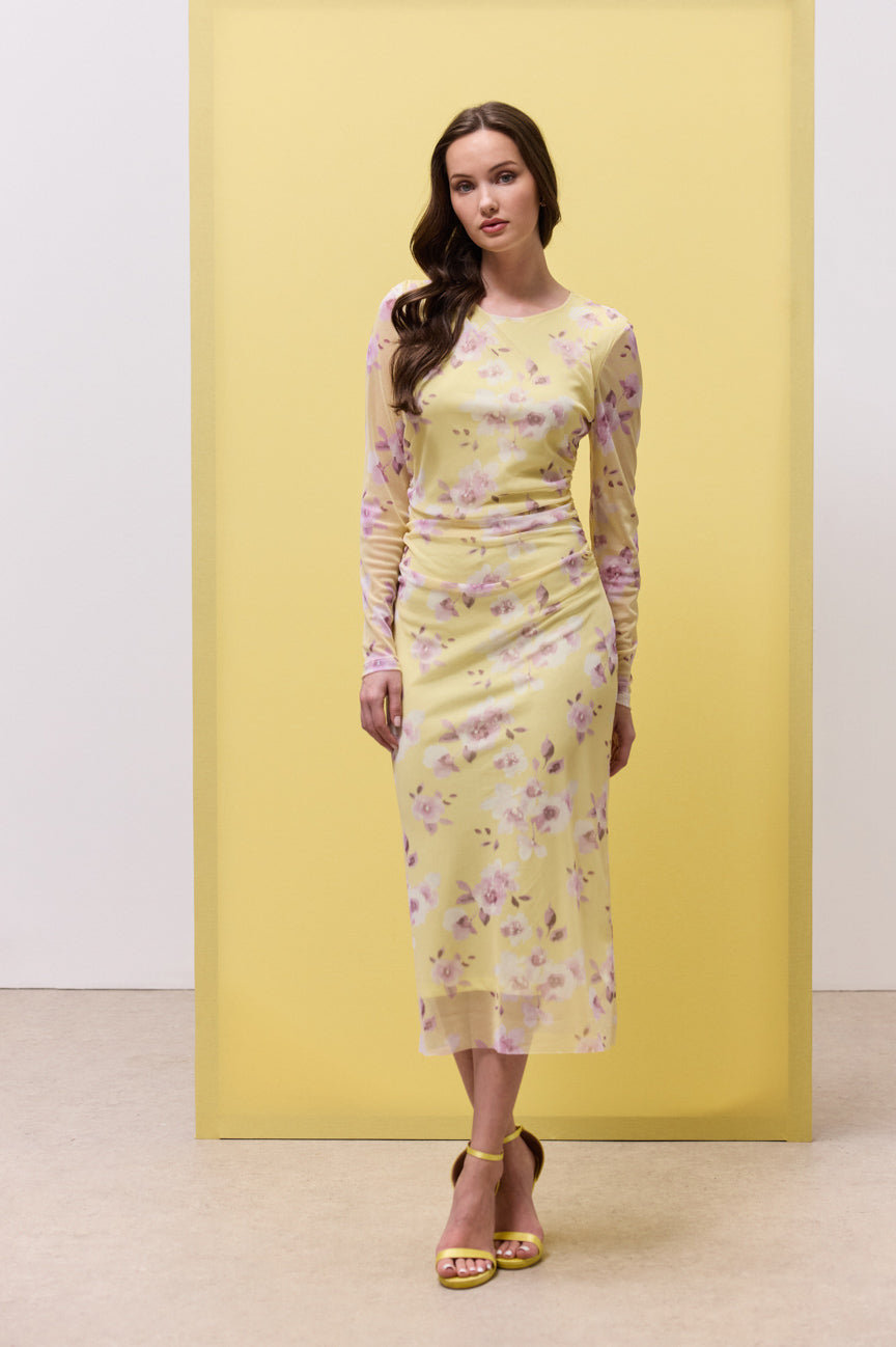 Φόρεμα midi Floral - Enzzo